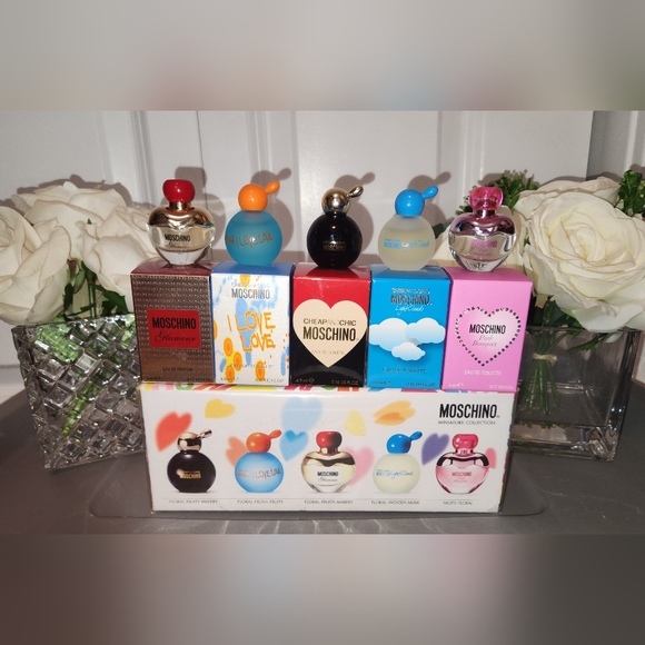 Vintage Feb 2016 Moschino 5pc Miniature Collection Coffret Set - Picture 3 of 16